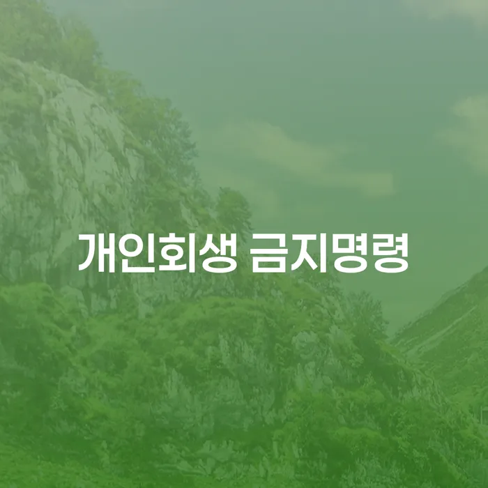 정선군 사업자개인회생 개인회생으로 현명하게 중요한정보