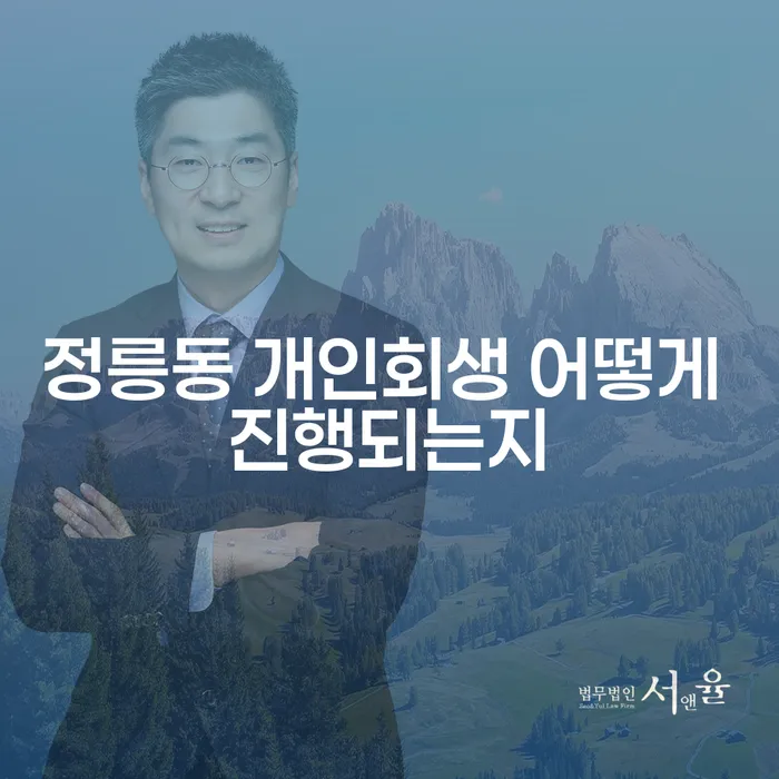정릉동 개인회생 어떻게 진행되는지