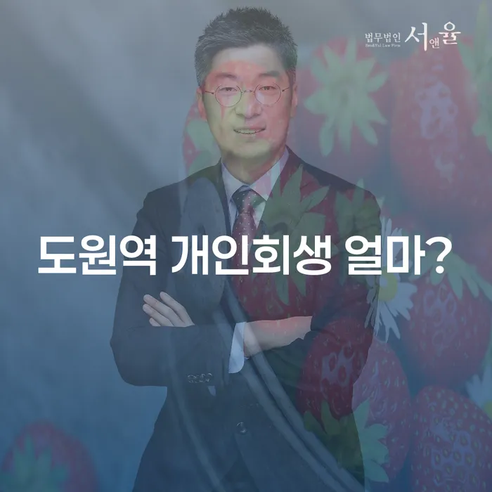 도원역 개인회생 얼마?