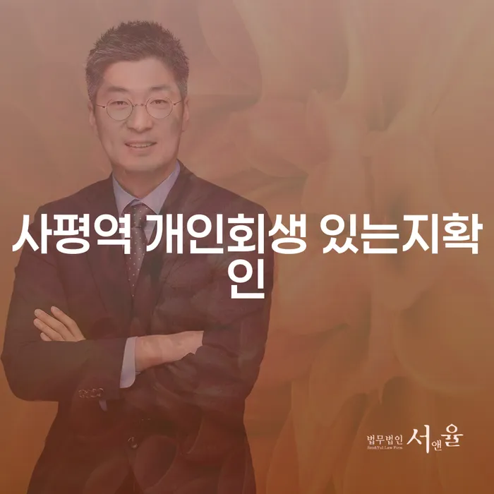 사평역 개인회생 있는지확인